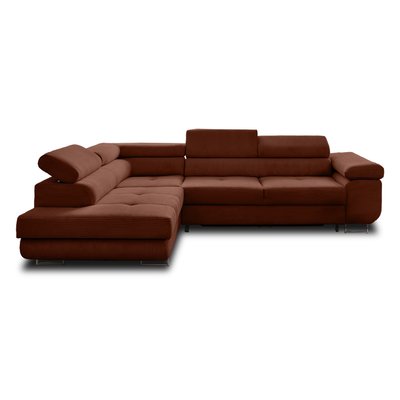 Canapé d'Angle Convertible en Velours côtelé 5 places - ZARIA LISA DESIGN