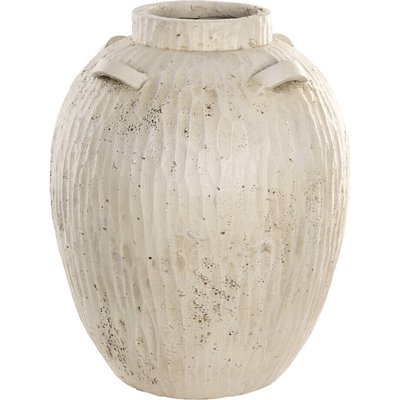 Vase  en magnésie style romantique finition artisanale RECOLLECTION