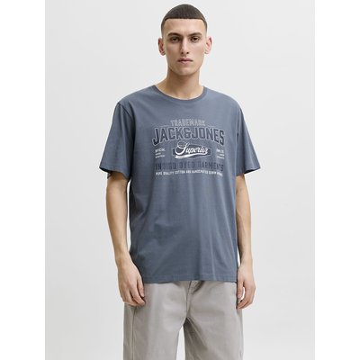 T-shirt manches courtes, col rond, logo JACK & JONES