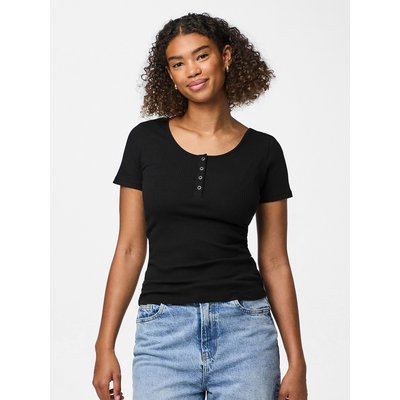 T-shirt boutonné PIECES