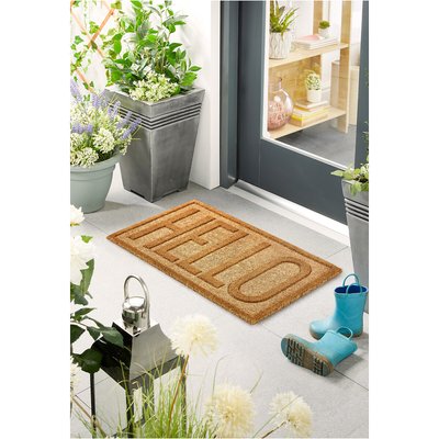 Hello Coir Doormat MY MAT