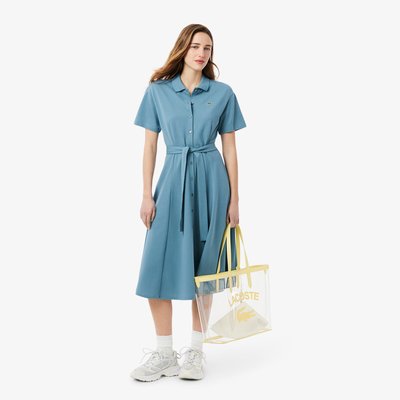 Robe polo évasée Petit Piqué LACOSTE