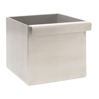 Mug récupérateur carré  en inox 0,5 l pour plancha LE MARQUIER