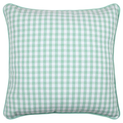 Coussin décoratif motif vichy en polycoton LOVELY CASA