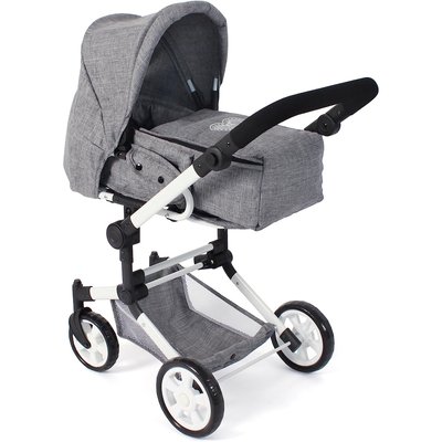 Poussette de poupée combinée JARA jean gris BAYER CHIC 2000