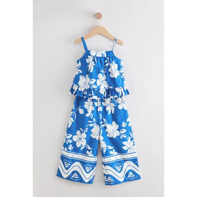 Pantalon et chemisier coordonné, ensemble NEXT