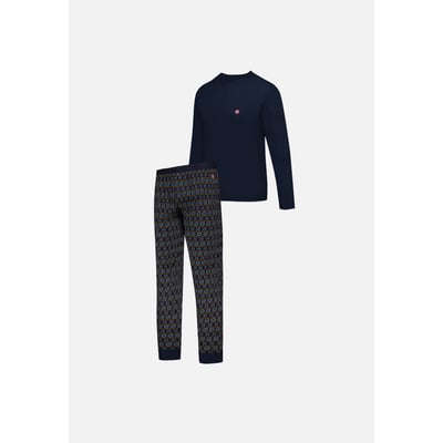 Ensemble pyjama haut  et bas fantaisie en coton Packmanuel LE SLIP FRANCAIS