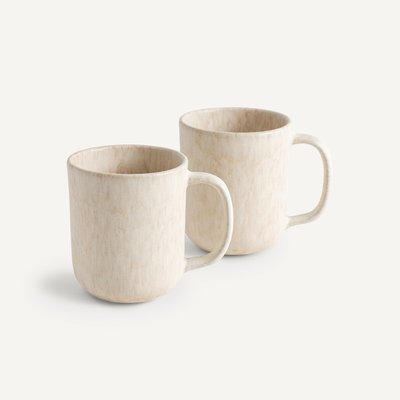 2er-Set Tassen Rusty aus matt lackiertem Steingut AM.PM