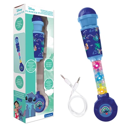 Microphone Stitch avec tube lumineux et enceinte LEXIBOOK