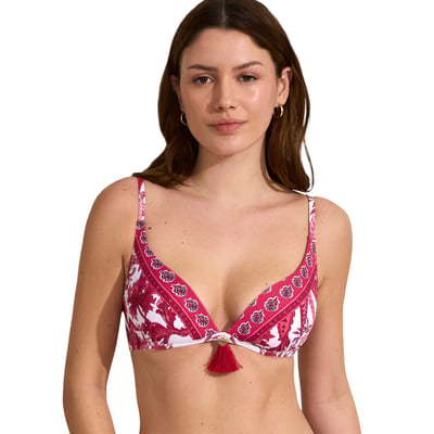 Haut maillot de bain décolleté préformé sans armatures ACANTHUS SELMARK MARE