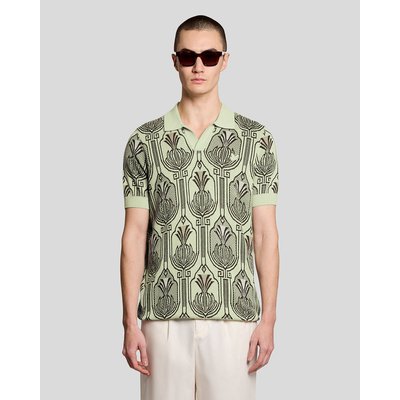Polo botanique imprimé en maille LYLE & SCOTT