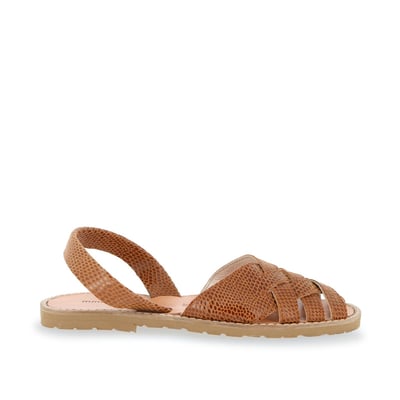 Sandales plates en cuir Avarca Compostelle MINORQUINES