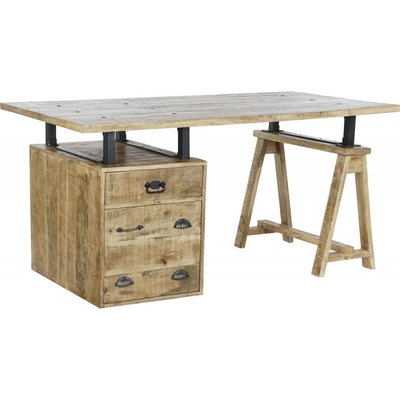 Bureau en bois et métal, Home office RECOLLECTION