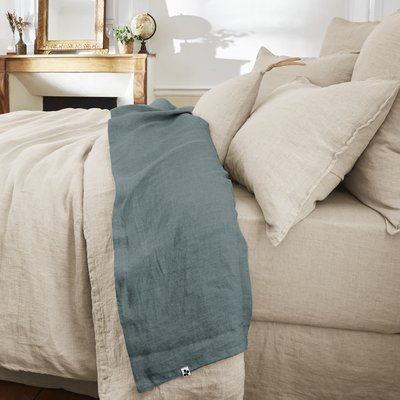 Drap plat lin lavé collection Soline EDEN