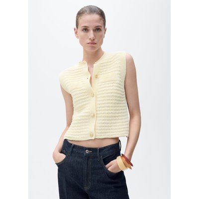 Cardigan maille boutons bijoux MANGO