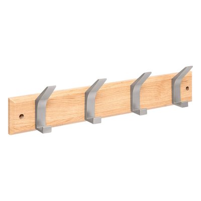 Patère Ziny 4 têtes L45cm bois clair gris 5FIVE SIMPLY SMART