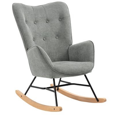 Fauteuil à bascule rocking chair scandinave,EPPING MEUBLES COSY