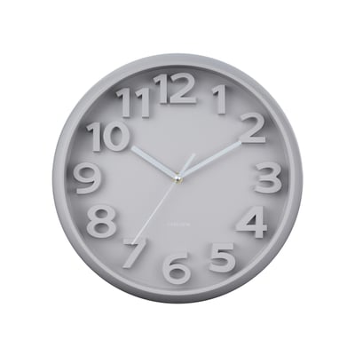 Horloge Murale Polystyrène ELEVATED CLASSIC NUMBERS KARLSSON
