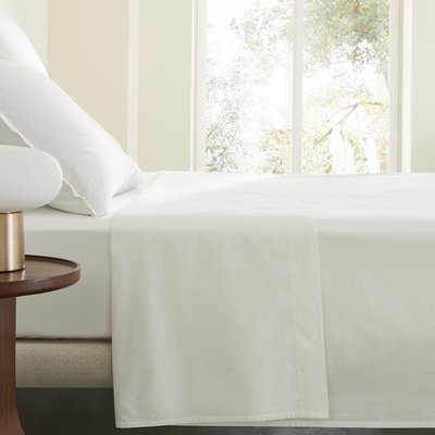 Drap plat en percale de coton lavé, Sabbal AM.PM