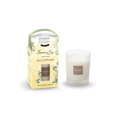 Bougie Parfumée Jasmin d'été 180g ESTEBAN