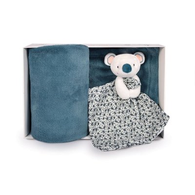 Coffret plaid et doudou Yoca le koala DOUDOU ET COMPAGNIE