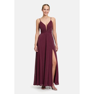 Robe de soirée à fils de fil textile VERA MONT