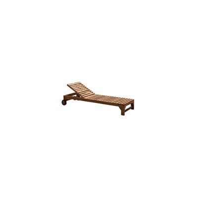 Chaise longue en teck TIRAMA CHEHOMA