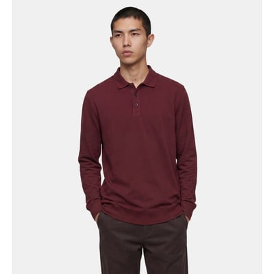 Polo manches longues dolpiq en coton piqué bio GALERIES LAFAYETTE