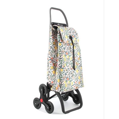 IMAX W MORRIS - Chariot de course Pliable - 6 roues - Citron - Ergonomique et stylé, cadre aluminium robuste, sac imperméable coloré ROLSER