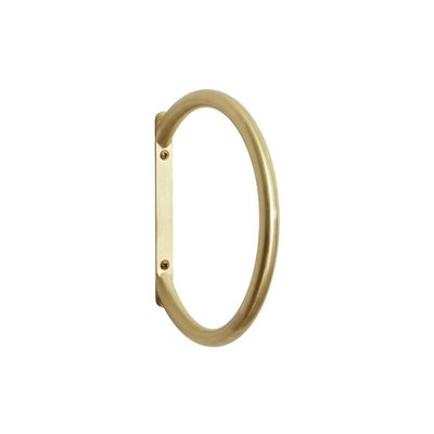 Anneau porte serviette design mural métal HUBSCH