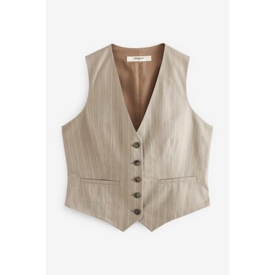 Gilet de costume à rayures coupe classique NEXT
