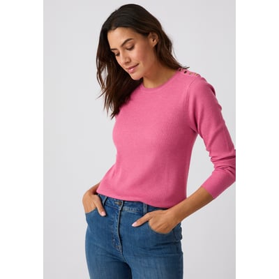 Pull côtelé uni ou rayé Thermolactyl DAMART