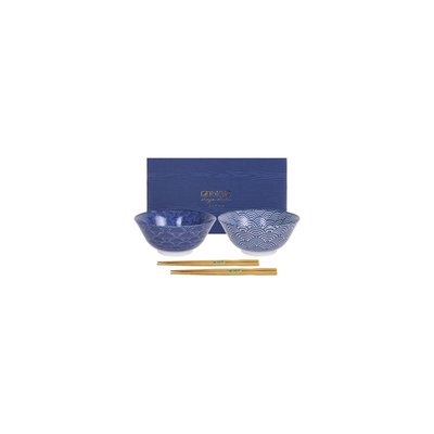 Coffret De 2 Bols Nippon Blue TOKYO DESIGN STUDIO