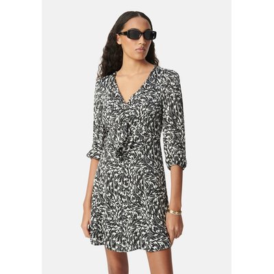Robe en viscose minimal flower à nœud IKKS