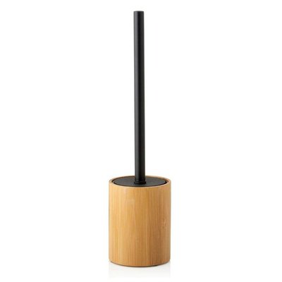 Brosse WC en Bambou et Polyrésine Noire WADIGA