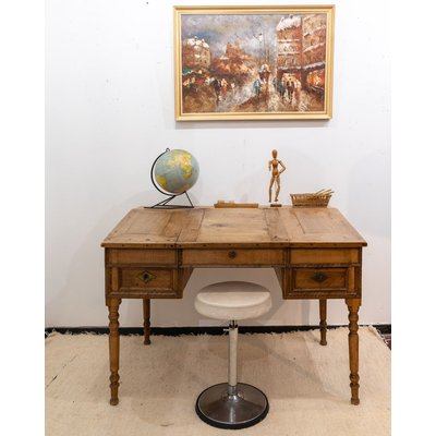 Bureau en noyer Edouard N°164 - Bon état DEBONGOUT