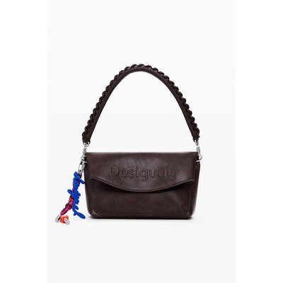 Sac effet suédine logo 3D moyen DESIGUAL