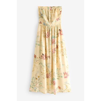 Robe boheme jaune La Redoute