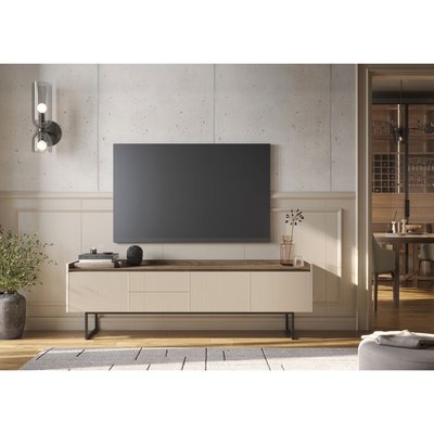 Meuble TV 192 cm panneaux de particules, LOUNA BOBOCHIC