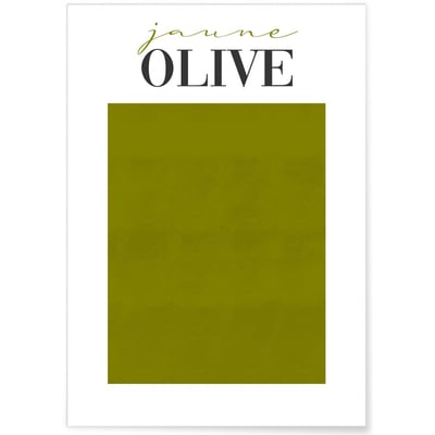 Affiche Jaune Olive L'AFFICHERIE