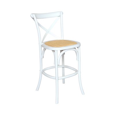 Tabouret de bar bistrot vintage bois BELLEVILLE SWEEEK