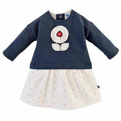 Robe bebe molleton theme camelia SUCRE D'ORGE