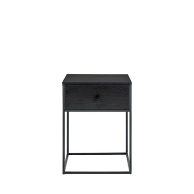 Table de chevet avec tiroir en bois et métal - VITA HOUSE NORDIC