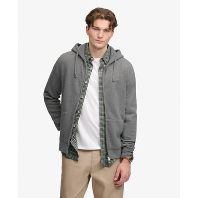 Sweat à capuche zippé Essential SD Co Logo SUPERDRY