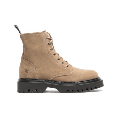 Boots croute de cuir best sale