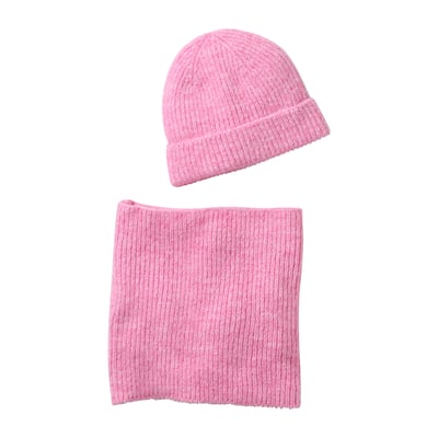 Ensemble bonnet et snood en tricot VERTBAUDET