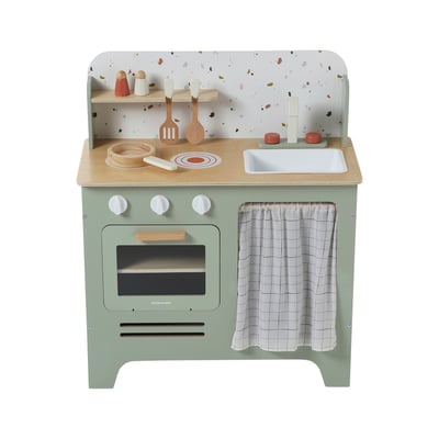 Cuisine en bois FSC® avec accessoires VERTBAUDET