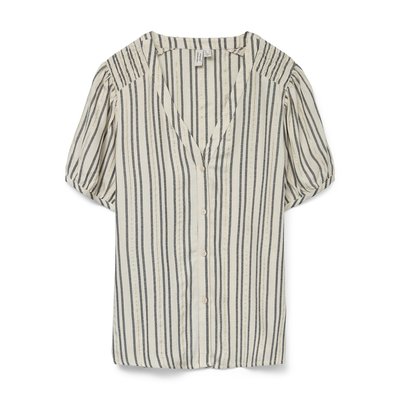 Blouse à rayures, col V VERO MODA