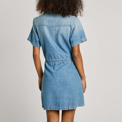 Robe Courte Coupe Regular En Denim PEPE JEANS