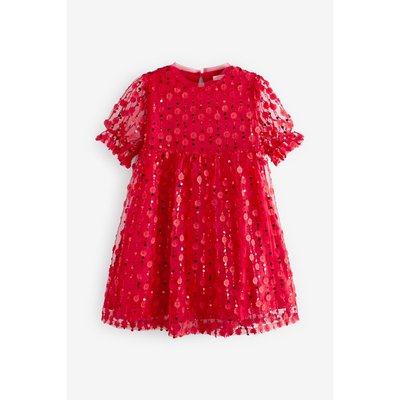 Robe de soirée à imprimé floral en mesh NEXT